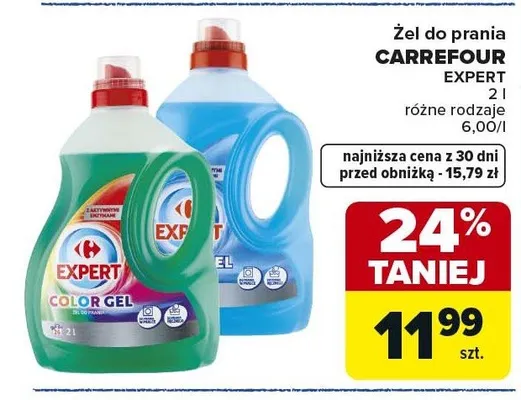 Żel do prania CARREFOUR EXPERT promocja w Carrefour Market