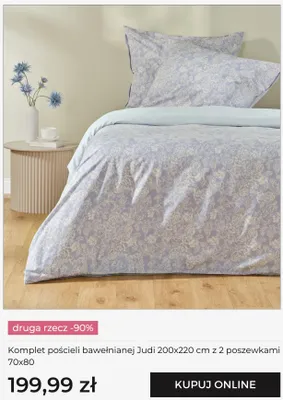 Komplet pościeli bawełnianej Judi home&you 200x220 cm z 2 poszewkami 70x80 promocja w home&you
