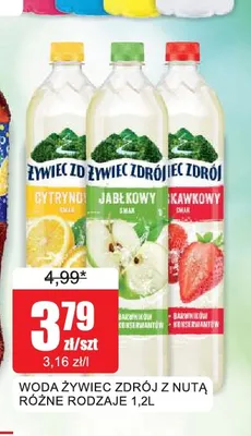 Woda smakowa Żywiec Zdrój z nutą truskawki promocja w Bingo
