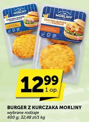 Burger z kurczaka Morliny promocja w Euro Sklep