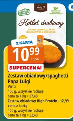 Zestaw obiadowy Virtu promocja w Leclerc