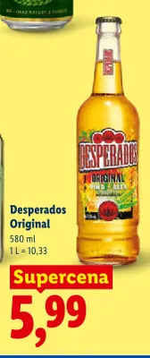 Piwo Desperados Original promocja w Lidl