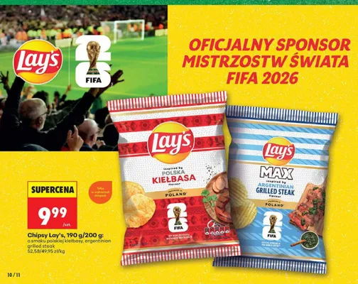 Chipsy Lay's o smaku polskiej kiełbasy promocja w Biedronka
