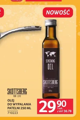 Olej do wypalania patelni Skottsberg promocja w Selgros