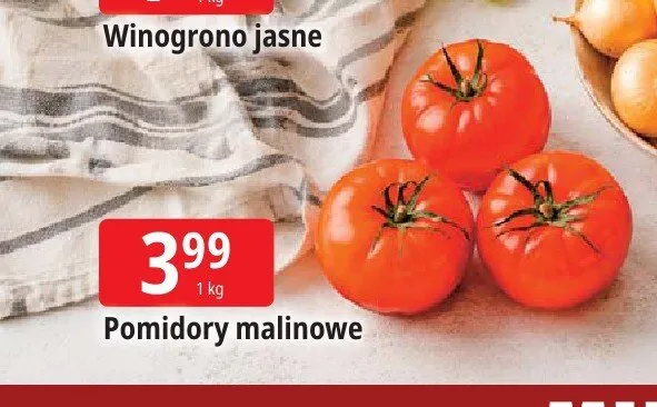 Pomidory malinowe promocja w Leclerc