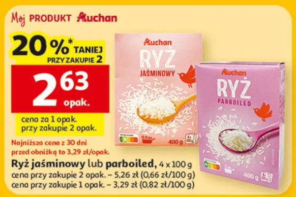 Ryż parboiled promocja w Auchan