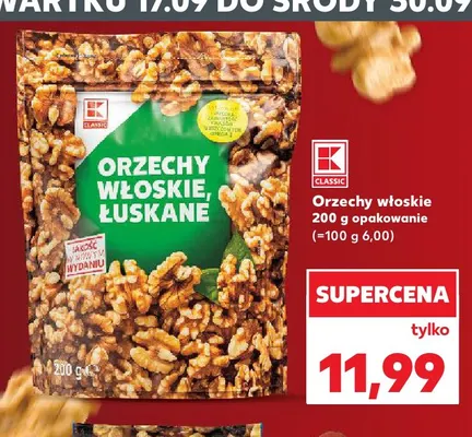 Orzechy włoskie Bakal naturalnie promocja w Kaufland