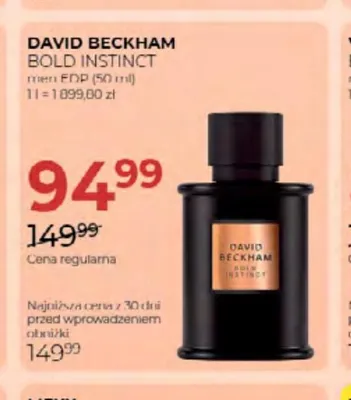 Woda perfumowana David Beckham Bold Instinct promocja w Drogerie Jawa