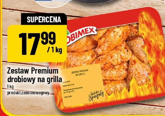 Zestaw Premium drobiowy na grilla Obimex promocja w POLOmarket