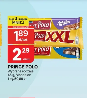 Wafel Prince Polo promocja w Chorten