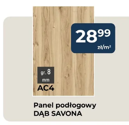 Panel podłogowy Swiss Krono Dąb Savona 8 mm AC4 promocja w PSB Mrówka