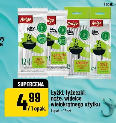 Łyżeczki wielokrotnego użytku Amigo promocja w POLOmarket