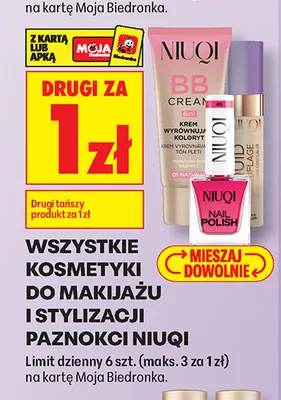 Lakier do paznokci Niuqi promocja w Biedronka