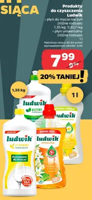 Płyn do mycia naczyń Ludwik promocja w Netto
