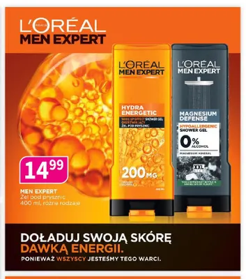 Żel pod prysznic L'Oréal Men Expert promocja w Drogerie Polskie