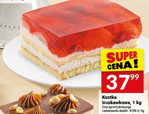 Kostka truskawkowa promocja w Twój Market