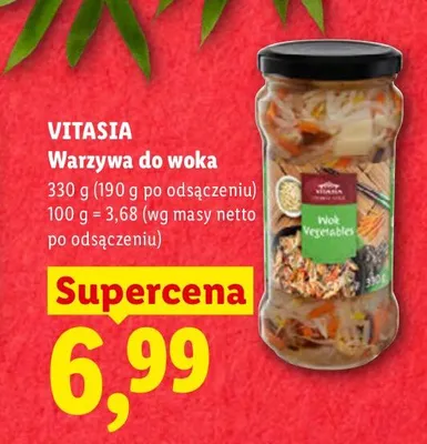Warzywa do woka Vitasia promocja w Lidl