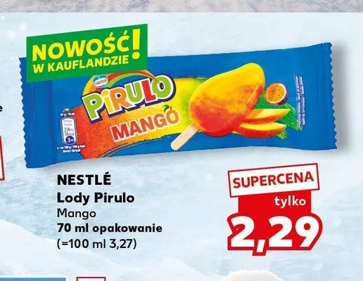 Lody Pirulo Mango Nestlé promocja w Kaufland