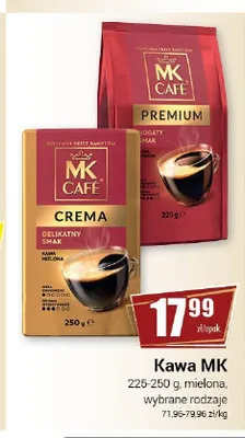 Kawa mielona MK Café Crema promocja w Premium Nasz Sklep