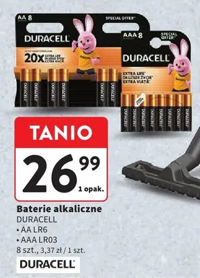 Baterie alkaliczne Duracell AAA LR03 promocja w Intermarche