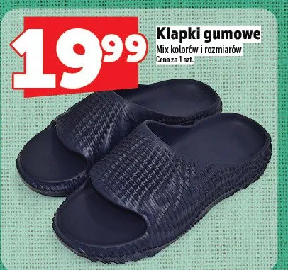 Klapki gumowe promocja w TOPAZ