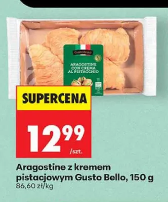 Aragostine z kremem pistacjowym Gusto Bello promocja w Biedronka