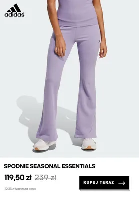 Spodnie sportowe Adidas Seasonal Essentials promocja w Adidas