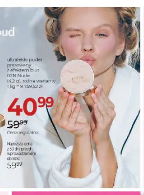 Ultralekki puder prasowany z efektem blur 02N Nude Paese Puffcloud promocja w Drogerie Jawa
