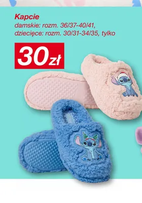 Kapcie dziecięce Disney Stitch promocja w KiK