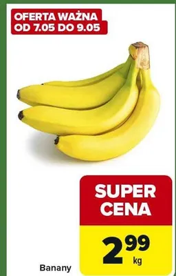 Banany promocja w Carrefour Express