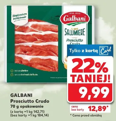 Prosciutto Crudo promocja w Kaufland