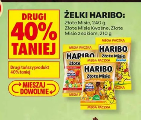 Żelki Haribo Złote Misie promocja w Biedronka