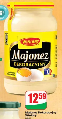 Majonez dekoracyjny promocja w Dino