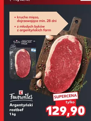 Argentyński rostbef Favourites promocja w Kaufland