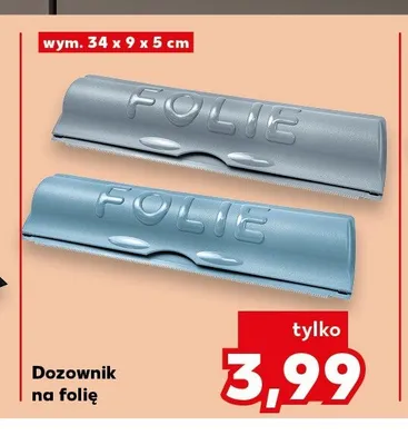 Dozownik na folię wym. 34x9x5cm Kaufland promocja w Kaufland
