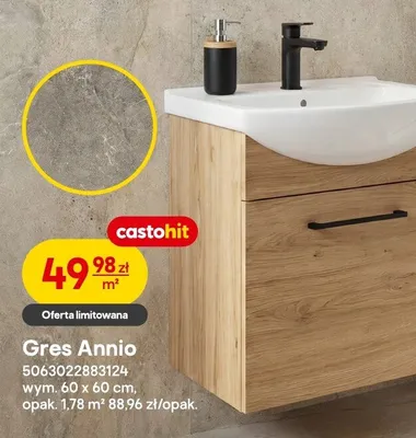 Szafka z umywalką Nicola promocja w Castorama