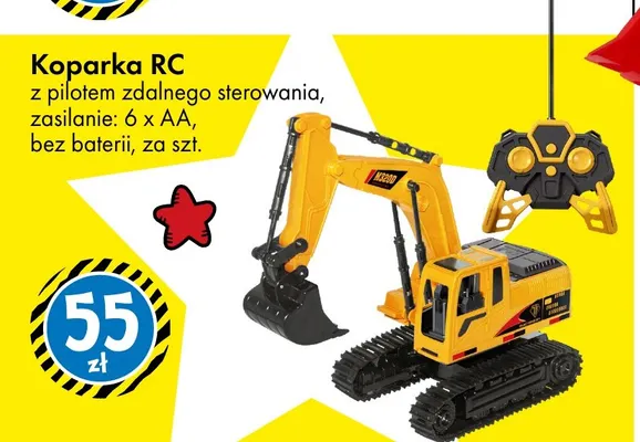 Koparka RC promocja w Tedi
