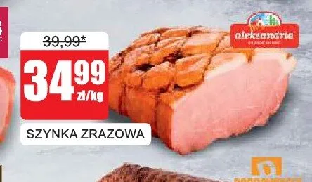 Szynka zrazowa Aleksandria promocja w Bingo