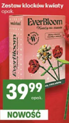 Zestaw klocków kwiaty EverBloom promocja w Delikatesy Centrum
