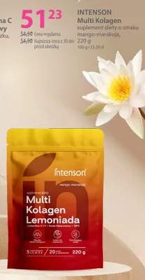 Suplement diety Multi Kolagen Lemoniada o smaku mango-marakuja Intenson promocja w Hebe