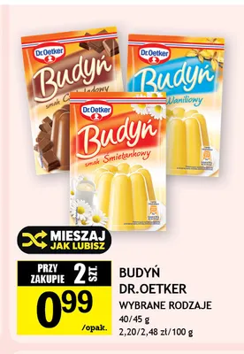 Budyń smak czekoladowy Dr.Oetker promocja w Gram Market