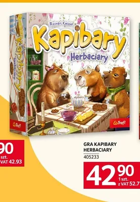 Gra Kapibary Herbaciary Trefl promocja w Selgros