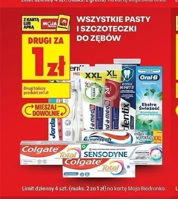 Szczoteczka do zębów soft Jordan ultimate you promocja w Biedronka