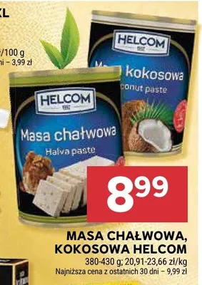 Masa chałwowa, kokosowa promocja w Stokrotka