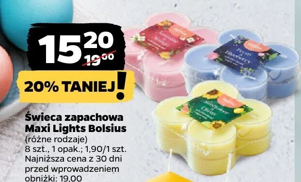 Świeca zapachowa promocja w Netto