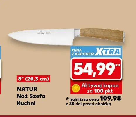 Nóż Szefa Kuchni Gerlach Natur 8" (20,3 cm) promocja w Kaufland