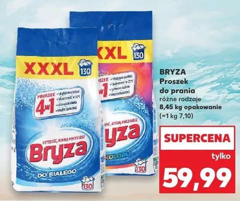 Proszek do prania Bryza do koloru promocja w Kaufland