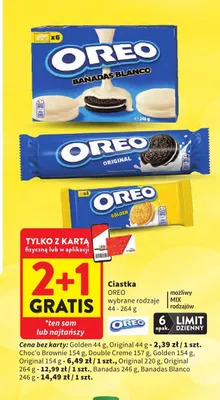 Ciastka Oreo Choc'o Brownie promocja w Intermarche