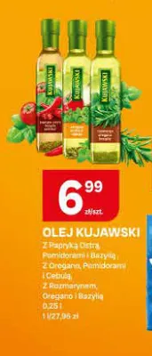 Olej rzepakowy Kujawski z oregano pomidorami i cebulą promocja w Chorten
