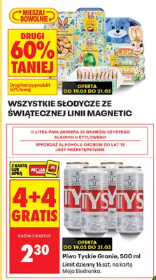 Słodycze ze świątecznej linii Magnetic promocja w Biedronka